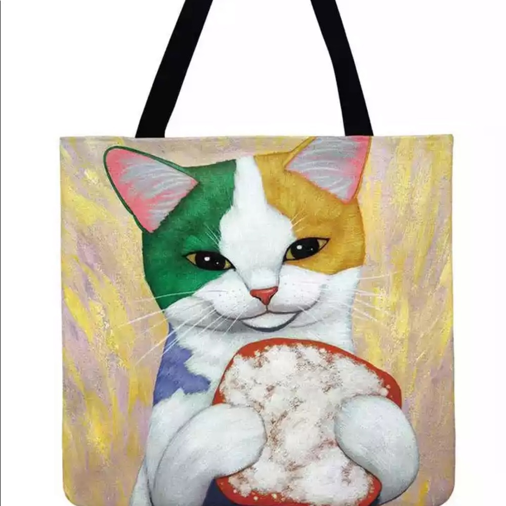 Eating Kitty Tote Bag